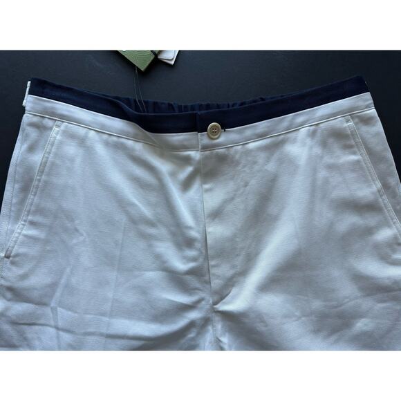 Gucci Double G Embroidery Men’s Short Pants White 32 US/48 Eu 746847 NWT $1250 - Picture 3 of 14